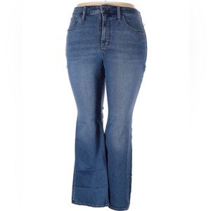 MADEWELL SKINNY FLARE Jeans, High rise, Demi bootleg, size 18w (plus)